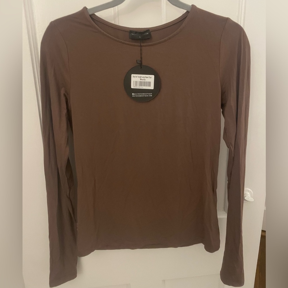 White Fox only for tonight long sleeve top